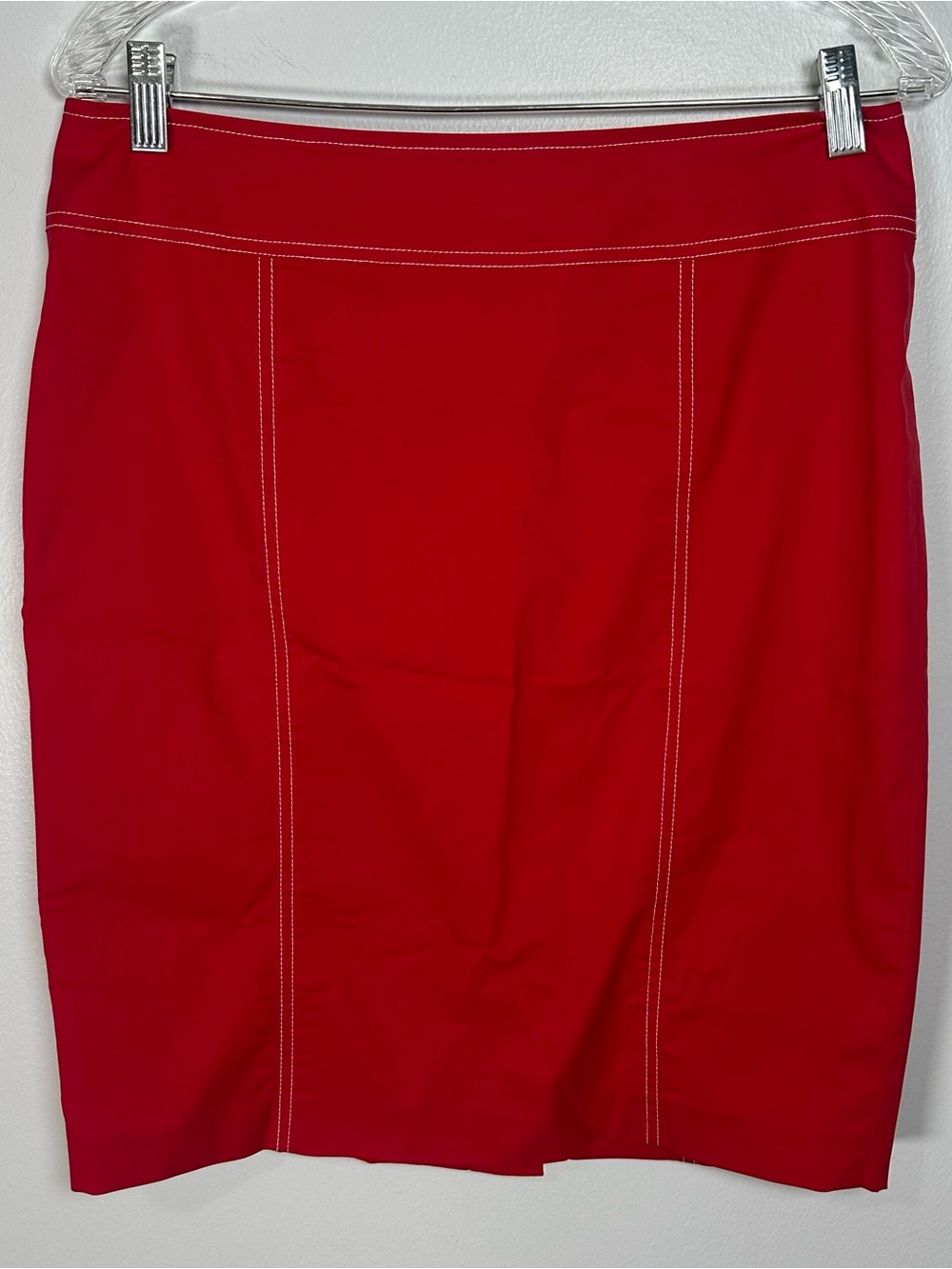 Y2K Vintage Doncaster Red Women's Collarless Jacket and skirt suit set size 8 - Picture 3 of 13